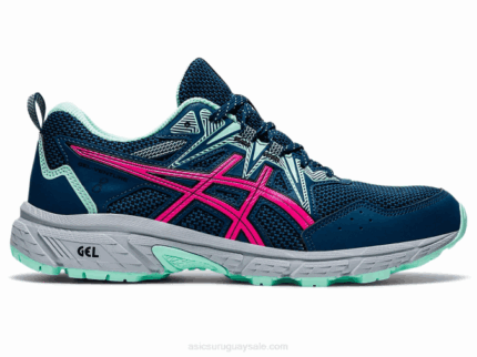Asics Gel Venture 8 Zapatillas Azul Rosa Glo para Aventura