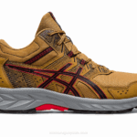 Asics gel-venture 9 mt bronceado y rojo eléctrico para aventura