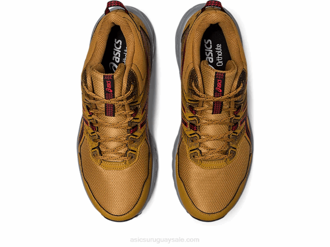Asics gel-venture 9 mt bronceado y rojo eléctrico para aventura - Image 6