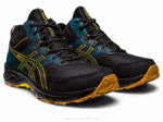 Asics gel-venture 9 mt zapatillas negras amarillas doradas - Image 2