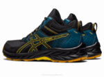 Asics gel-venture 9 mt zapatillas negras amarillas doradas - Image 3