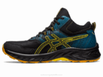 Asics gel-venture 9 mt zapatillas negras amarillas doradas - Image 4