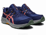 Asics Gel Venture 9 Zapatillas Anchas Azul Índigo Papaya - Image 2