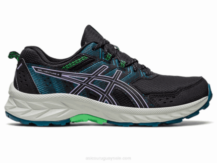 Asics Gel Venture 9 Zapatillas Anchas Negro Violeta para Aventura