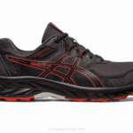 Asics Gel Venture Extra Ancho Gris Grafito Latte Especiado Aventura Confort