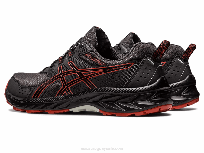 Asics Gel Venture Extra Ancho Gris Grafito Latte Especiado Aventura Confort - Image 3
