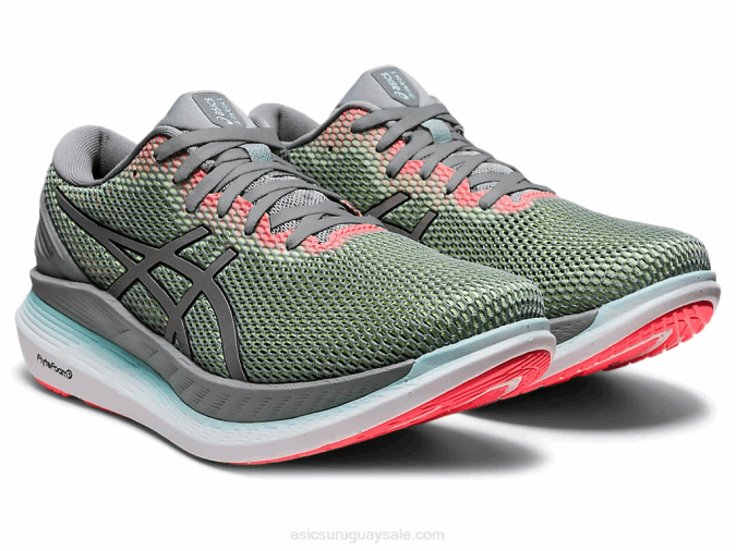 Asics Glideride 2 Lite Show Zapatillas Yeso Plata Confort y Estilo - Image 2