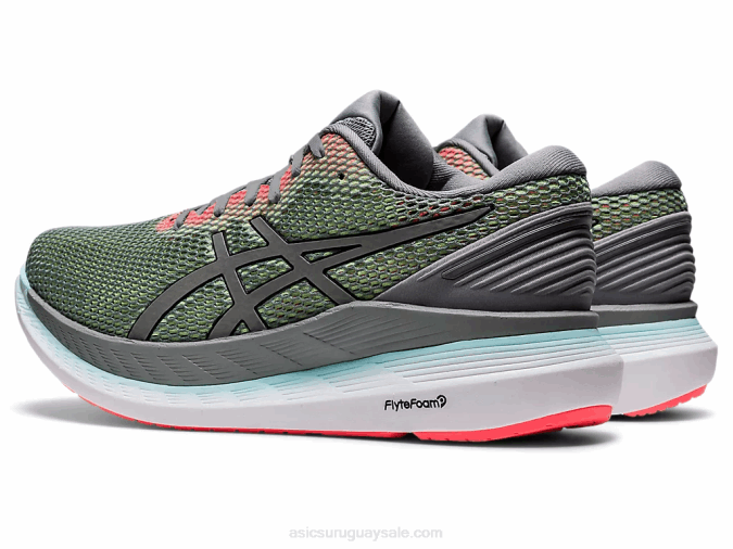 Asics Glideride 2 Lite Show Zapatillas Yeso Plata Confort y Estilo - Image 3