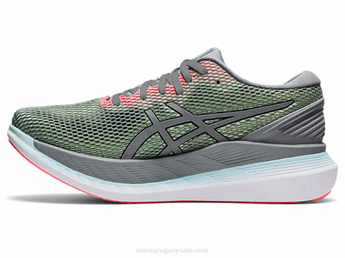 Asics Glideride 2 Lite Show Zapatillas Yeso Plata Confort y Estilo - Image 4