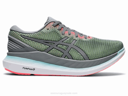 Asics Glideride 2 Lite Show Zapatillas Yeso Plata Confort y Estilo