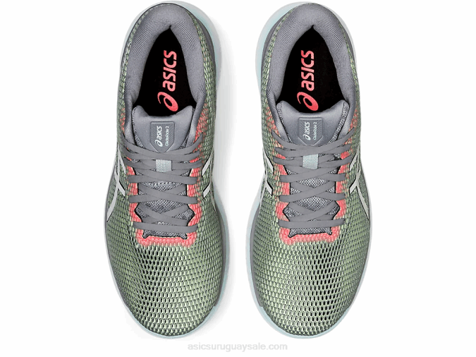 Asics Glideride 2 Lite Show Zapatillas Yeso Plata Confort y Estilo - Image 6