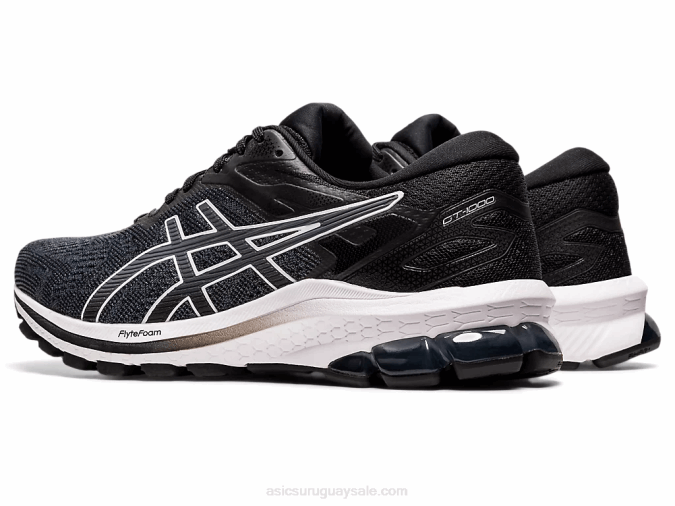 Asics gt-1000 10 zapatillas blancas y negras para correr - Image 3