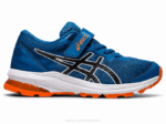 Asics gt-1000 10 zapatillas preescolar azul renacido negro