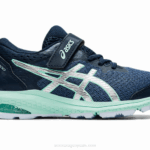 Asics gt-1000 10 zapatos preescolar trueno azul plata