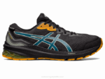 Asics gt-1000 11 gtx zapatillas running negro verde azulado
