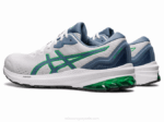 Asics gt-1000 11 Zapatillas Blanco Azul Acero Rendimiento Deportivo - Image 3