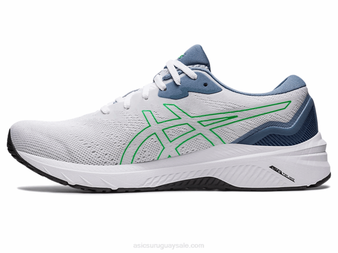Asics gt-1000 11 Zapatillas Blanco Azul Acero Rendimiento Deportivo - Image 4
