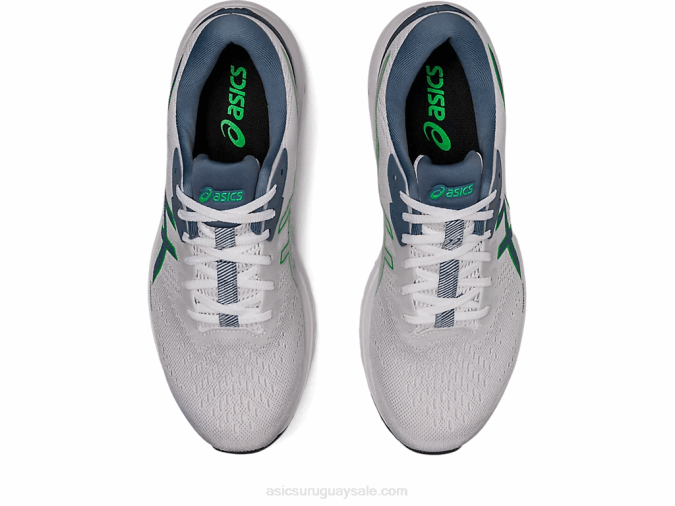 Asics gt-1000 11 Zapatillas Blanco Azul Acero Rendimiento Deportivo - Image 6