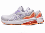 Asics gt-1000 11 Zapatillas Blanco Violeta Comodidad y Estilo - Image 3