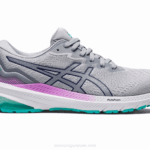 Asics gt-1000 11 Zapatillas Gris Glaciar Azul Marino Rendimiento Cómodo