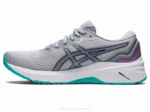 Asics gt-1000 11 Zapatillas Gris Glaciar Azul Marino Rendimiento Cómodo - Image 4
