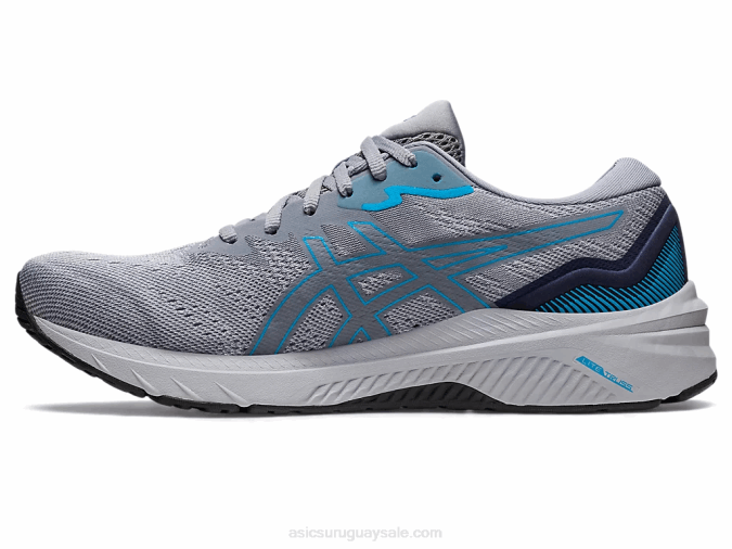 Asics gt-1000 11 Zapatillas Gris Piedmont Azul Índigo Confort y Estilo - Image 3