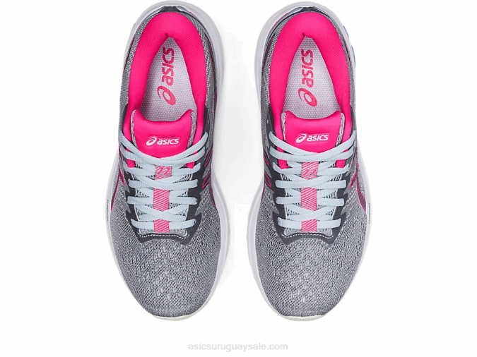 Asics gt-1000 11 zapatillas gris piedmont rosa glo cómodas y ligeras - Image 5