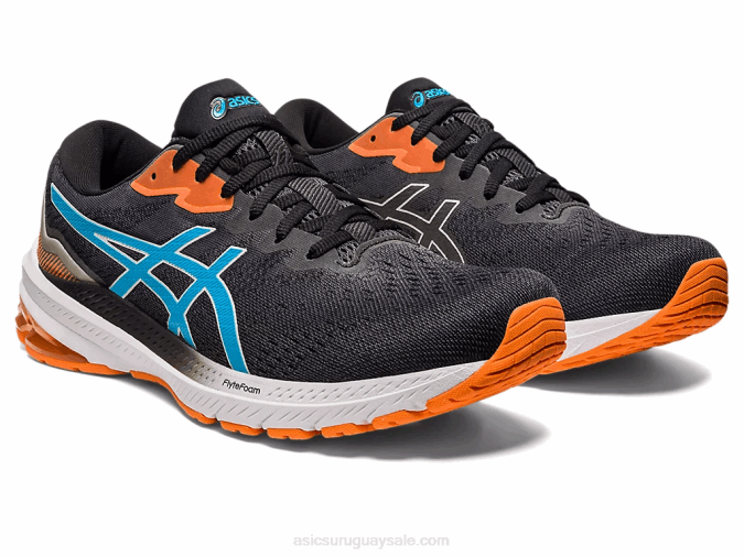 Asics gt-1000 11 Zapatillas Negro Azul Isla Comodidad y Estilo - Image 2