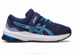 Asics gt-1000 11 zapatillas preescolar azul índigo renacido