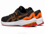 Asics gt-1000 11 zapatillas preescolar gris rojo fuego - Image 3