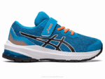 Asics gt-1000 11 zapatillas preescolar isla azul negro