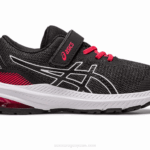 Asics gt-1000 11 zapatillas preescolar negro rojo eléctrico
