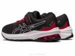 Asics gt-1000 11 zapatillas preescolar negro rojo eléctrico - Image 3