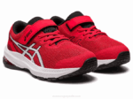 Asics gt-1000 11 zapatillas preescolar rojo eléctrico blanco - Image 2