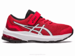Asics gt-1000 11 zapatillas preescolar rojo eléctrico blanco