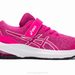 Asics gt-1000 11 zapatillas preescolar rosa brillante y blanco