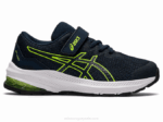 Asics gt-1000 11 zapatillas preescolares azul francés verde peligro