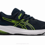 Asics gt-1000 11 zapatillas preescolares azul francés verde peligro