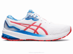 Asics gt-1000 11 Zapatillas Running Blanco Rojo Eléctrico