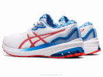 Asics gt-1000 11 Zapatillas Running Blanco Rojo Eléctrico - Image 3