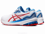 Asics gt-1000 11 Zapatillas Running Blanco Rojo Eléctrico - Image 3