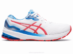 Asics gt-1000 11 Zapatillas Running Blanco Rojo Eléctrico