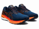 Asics gt-2000 10 Zapatillas Azul Mako Naranja Impactante - Image 2