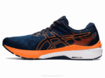 Asics gt-2000 10 Zapatillas Azul Mako Naranja Impactante - Image 4