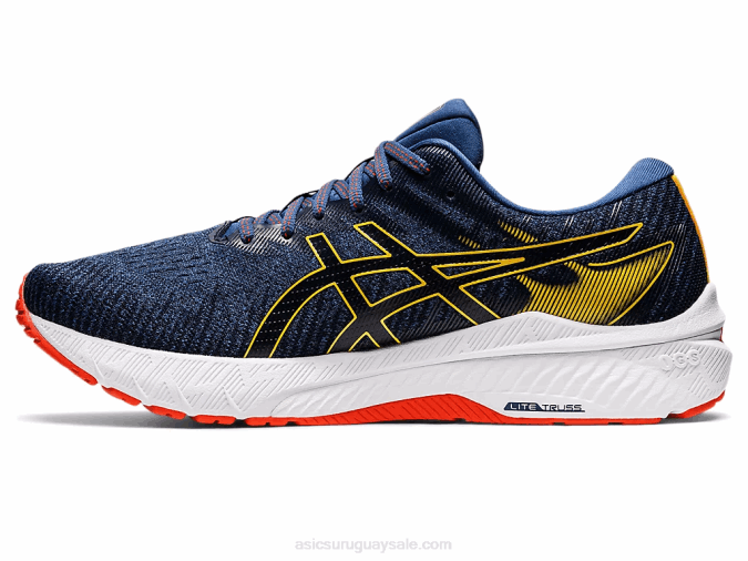 Asics gt-2000 10 Zapatillas Azul Medianoche Cítrico Confort y Estilo - Image 4