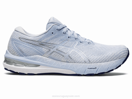 Asics gt-2000 10 Zapatillas Cielo Suave Plata Pura