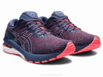 Asics gt-2000 10 Zapatillas Coral Resplandeciente y Azul Trueno - Image 2