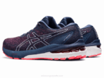 Asics gt-2000 10 Zapatillas Coral Resplandeciente y Azul Trueno - Image 3