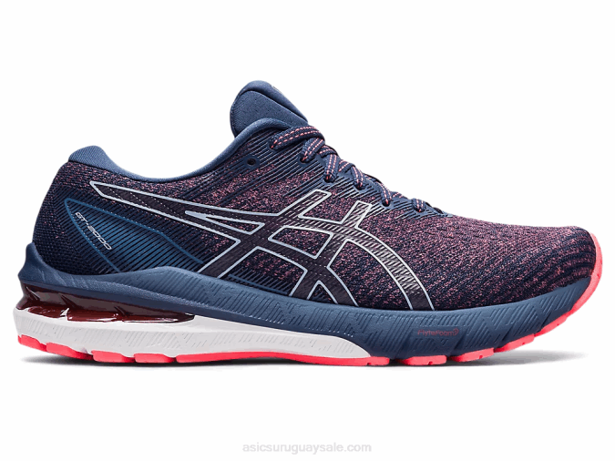 Asics gt-2000 10 Zapatillas Coral Resplandeciente y Azul Trueno - Image 1