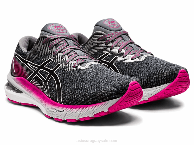 Asics gt-2000 10 zapatillas estrechas hoja de roca rave rosa - Image 2